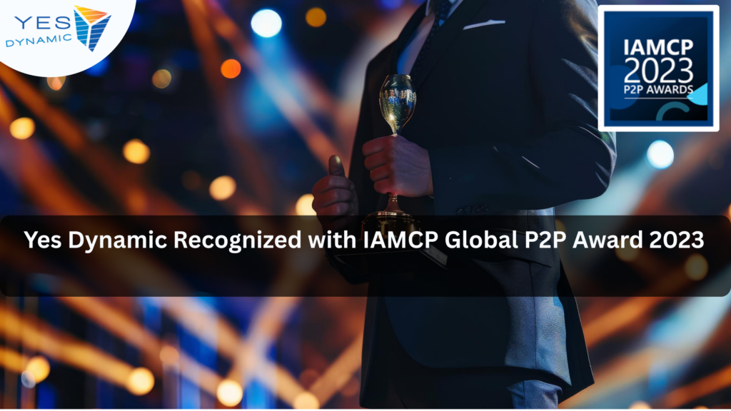 Yes Dynamic Recognized with IAMCP Global P2P Award 2023